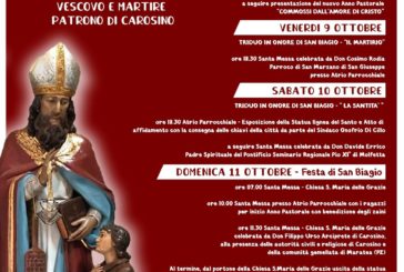San Biagio festa patronale a Carosino