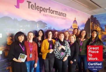 Teleperformance Italia certificata Great Place to Work 2021